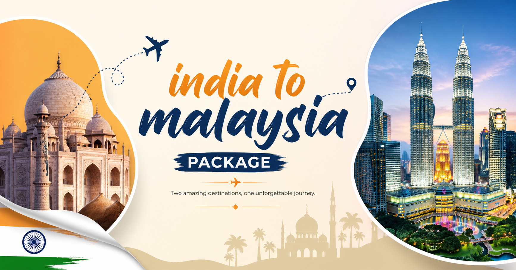 Your First International Trip Made Easy: Stress-Free India to Malaysia package with Visa Assistance - Image 1