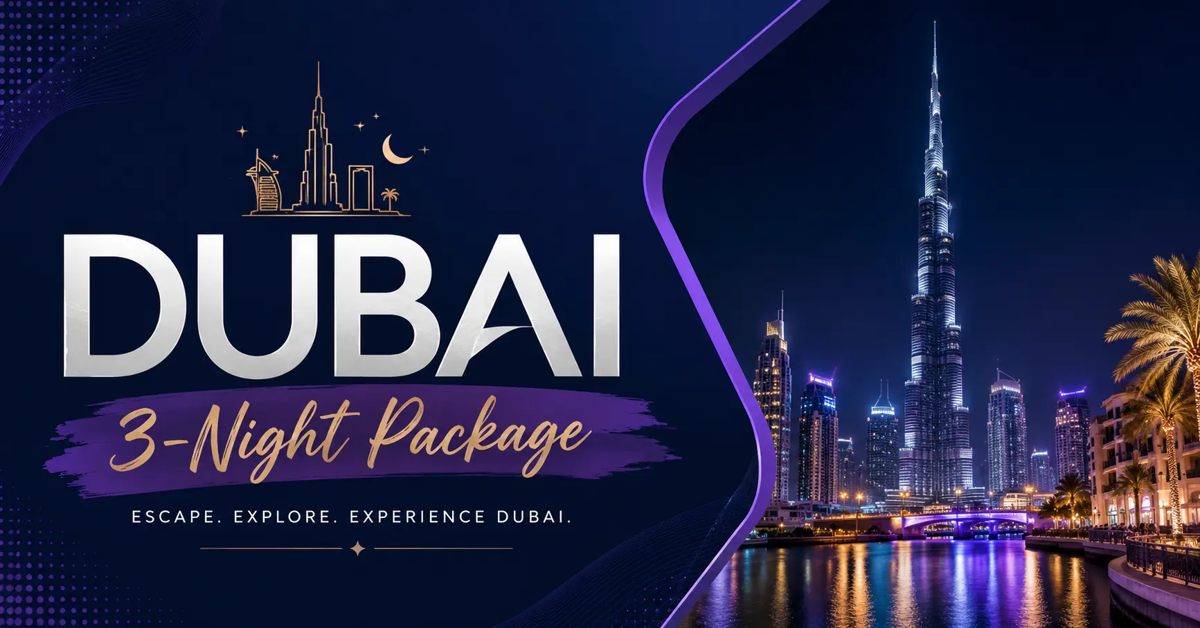 Three Nights, One Rhythm: A Dubai 3 night package That Moves at the City's Real Pace - Image 1