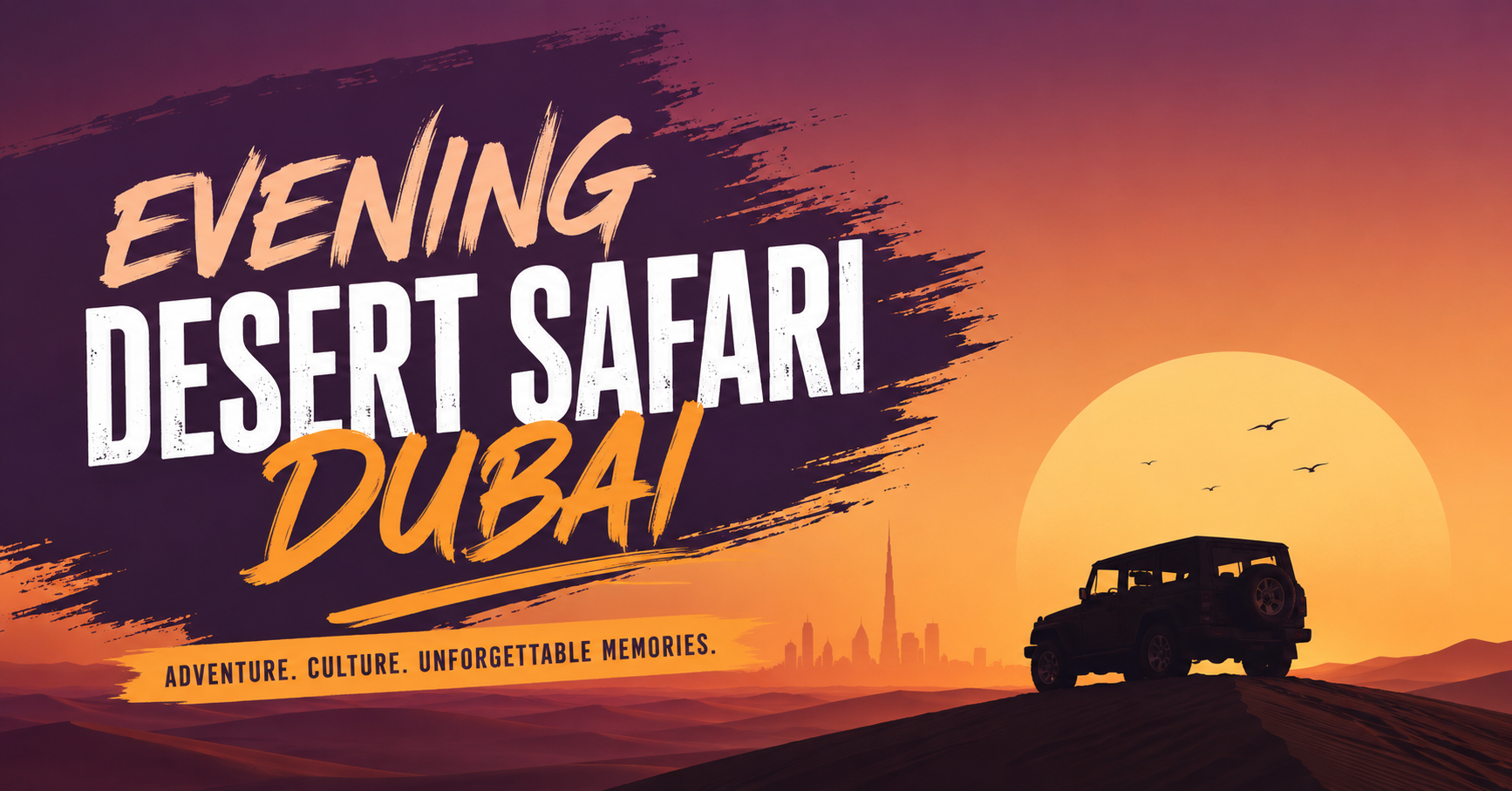 Sunset Dune Bashing, Camel Trails, and a Feast Under the Stars: An evening desert safari Dubai That Stays With You - Image 1
